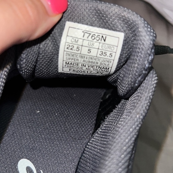 ASICS Gel Contend 4 Ortholite Sneakers Womens Mid Grey/Glacier Sea/Silver - Picture 4 of 6